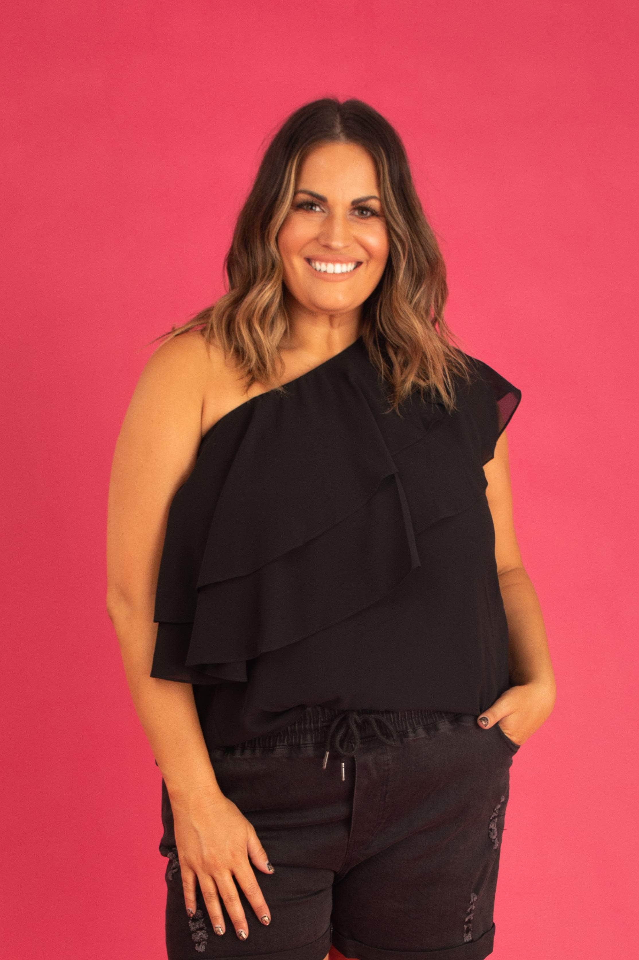 Sonya One Shoulder Top