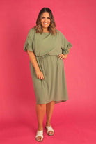 Aria Dress Khaki