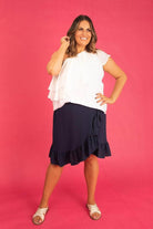 Frilly Skirt Navy