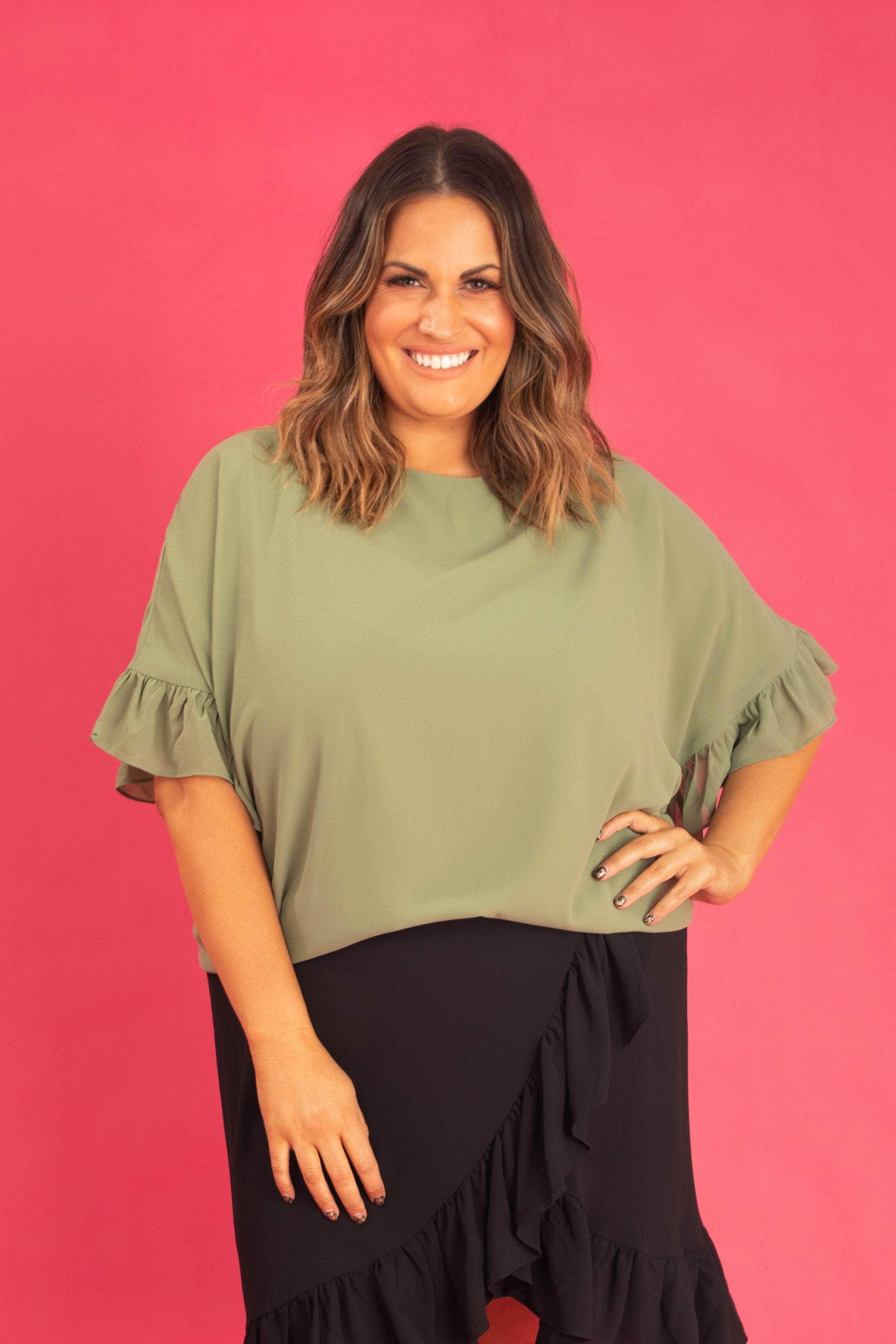 Jilly Top Khaki