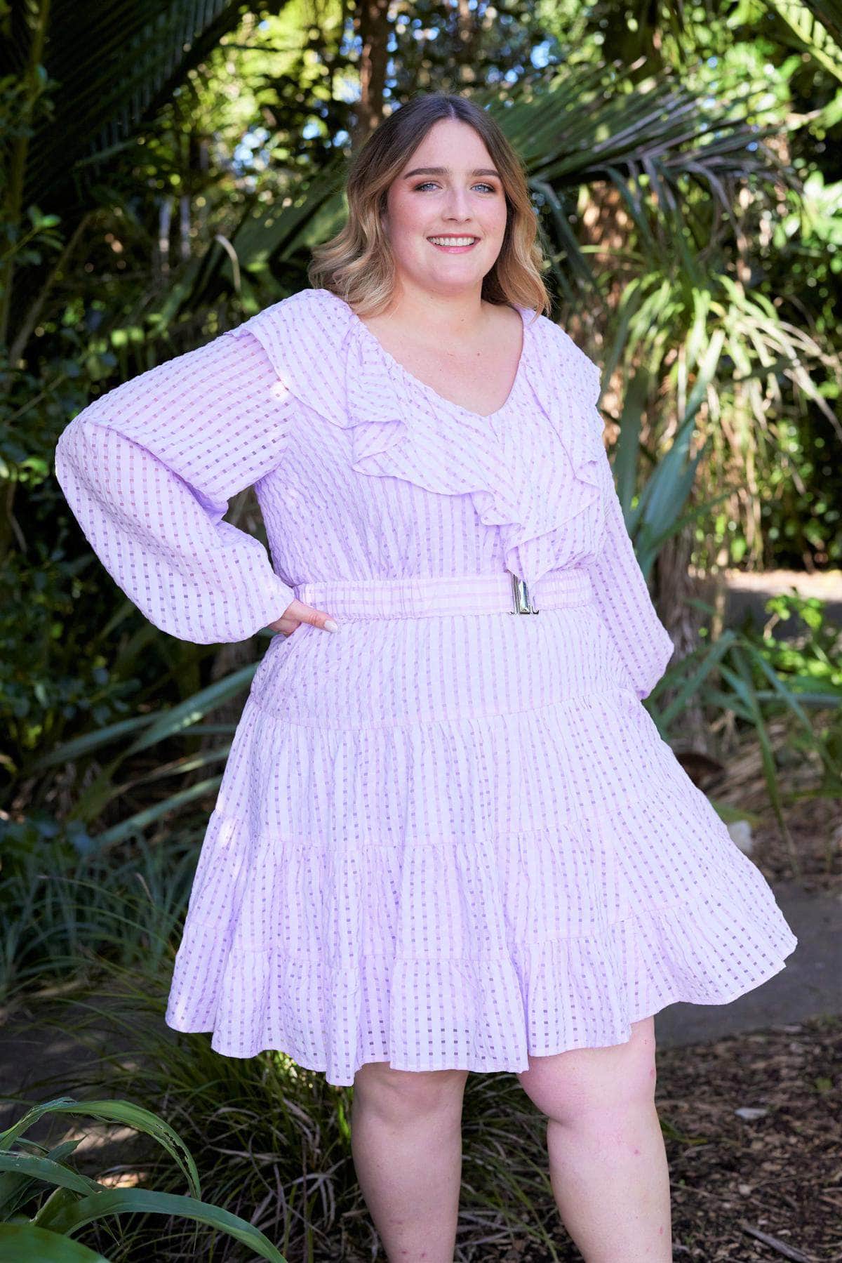 Dress Lilac Gingham