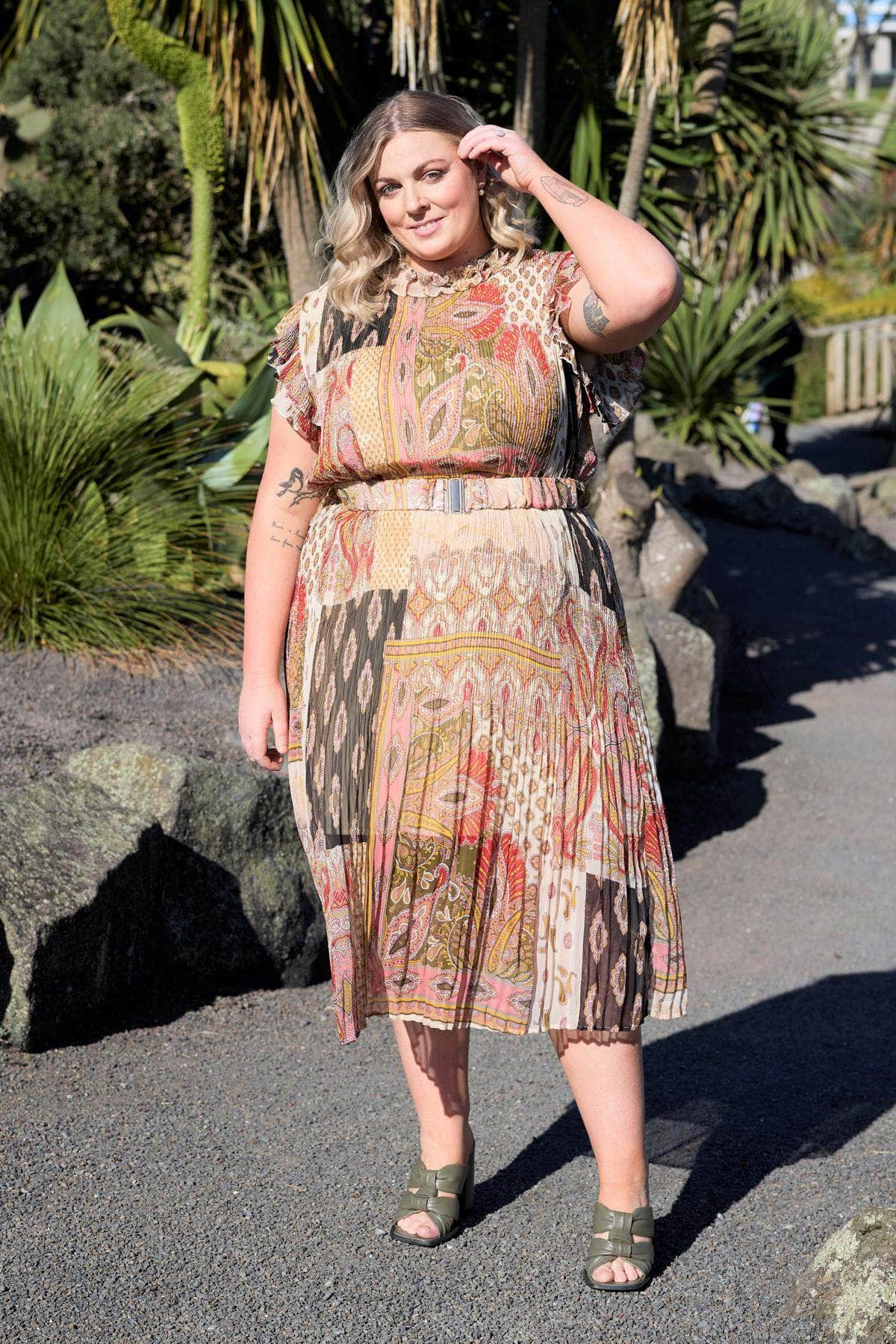 Dress Cream Paisley