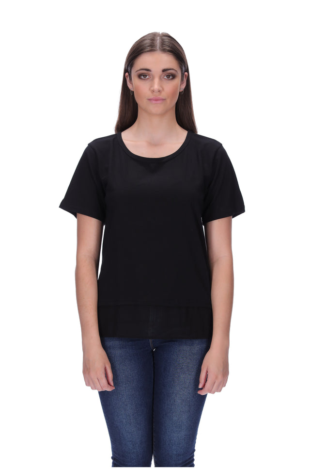 Ayla T-Shirt Black