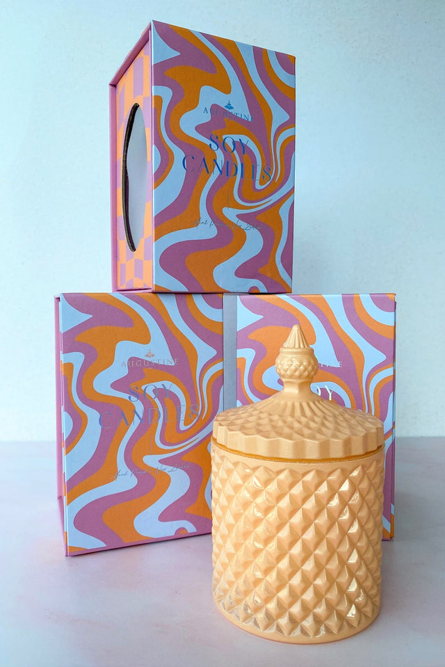 Small Orange Tropical Sorbet Candle