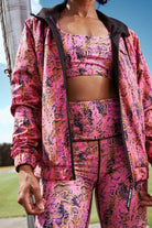 pink shower proof jacket