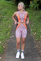 light pink bike short