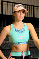 teal sports top
