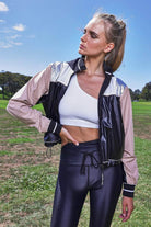 hooded sports jacket