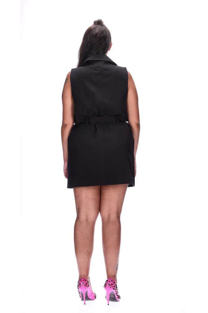 Angelique Sleeveless Blazer Black 4