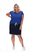 Blake Dark Denim Skirt