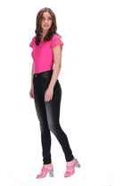  Highwaisted Skinny Jean Black