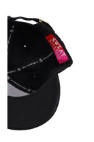 Black and leopard cap