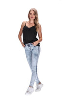 Blue Stonewash Skinny Jean