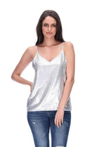 Sequin Singlet Silver