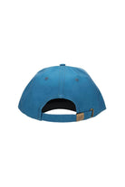 teal sports cap with white logo