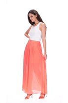 Maxi Skirt Fluro Coral