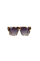 Oversized Square Sunglasses in Brown tortoise 