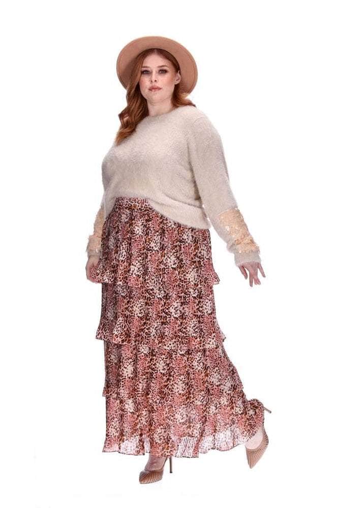 Alex Pleated Maxi Skirt 3